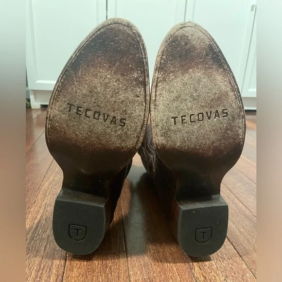 Tecovas Dillon Cowboy Boot - Mahogany Caiman